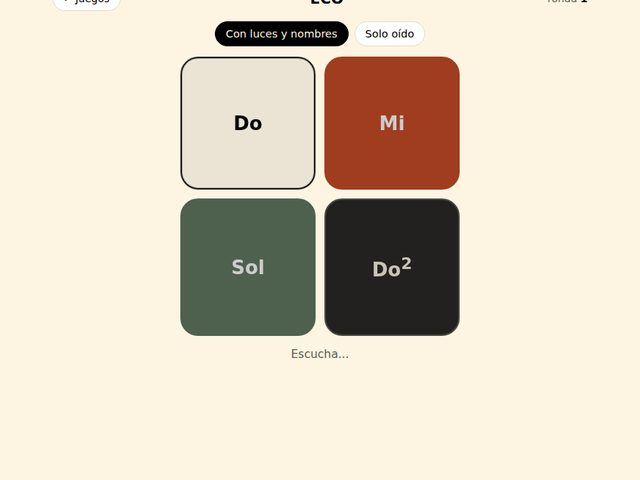 Eco, juego musical