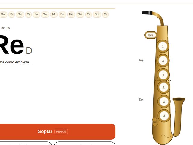 Melodías, juego musical
